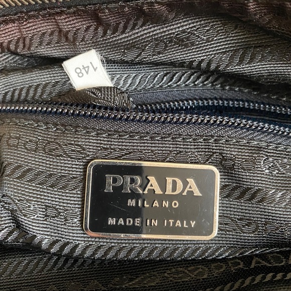 Prada red nylon shoulder bag - Picture 14 of 15